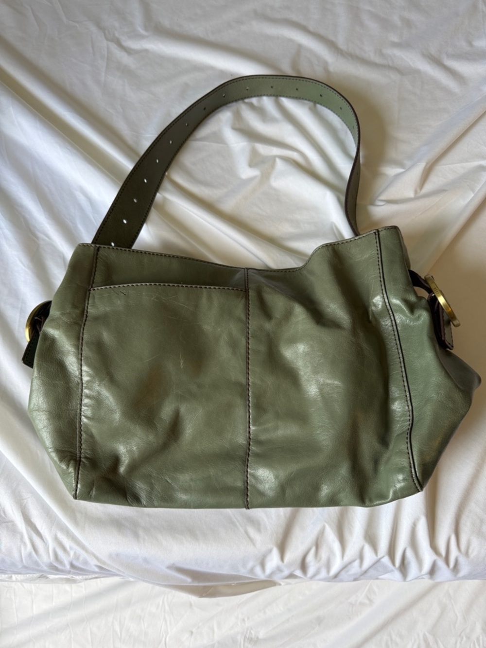 HOBO Render Sage Green Leather bag